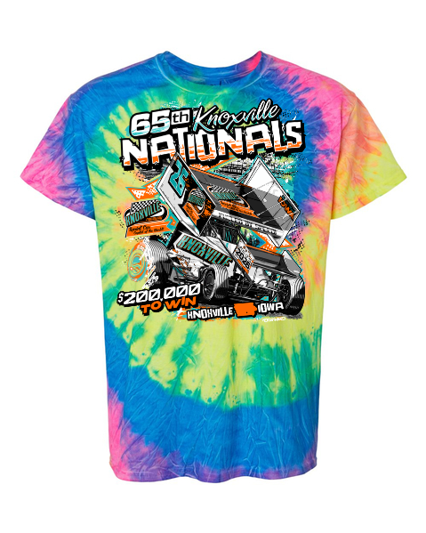 65th Youth Multi-Color Tie-Dyed T-Shirt - 1000Y