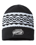 USA- Made Diamond Cuffed Beanie