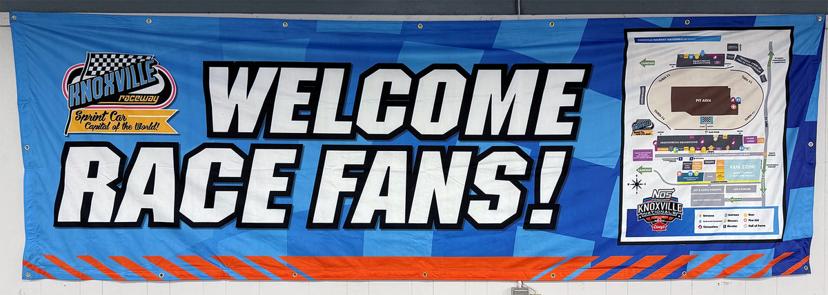 NOS Energy Drink Knoxville Nationals Welcome Banner