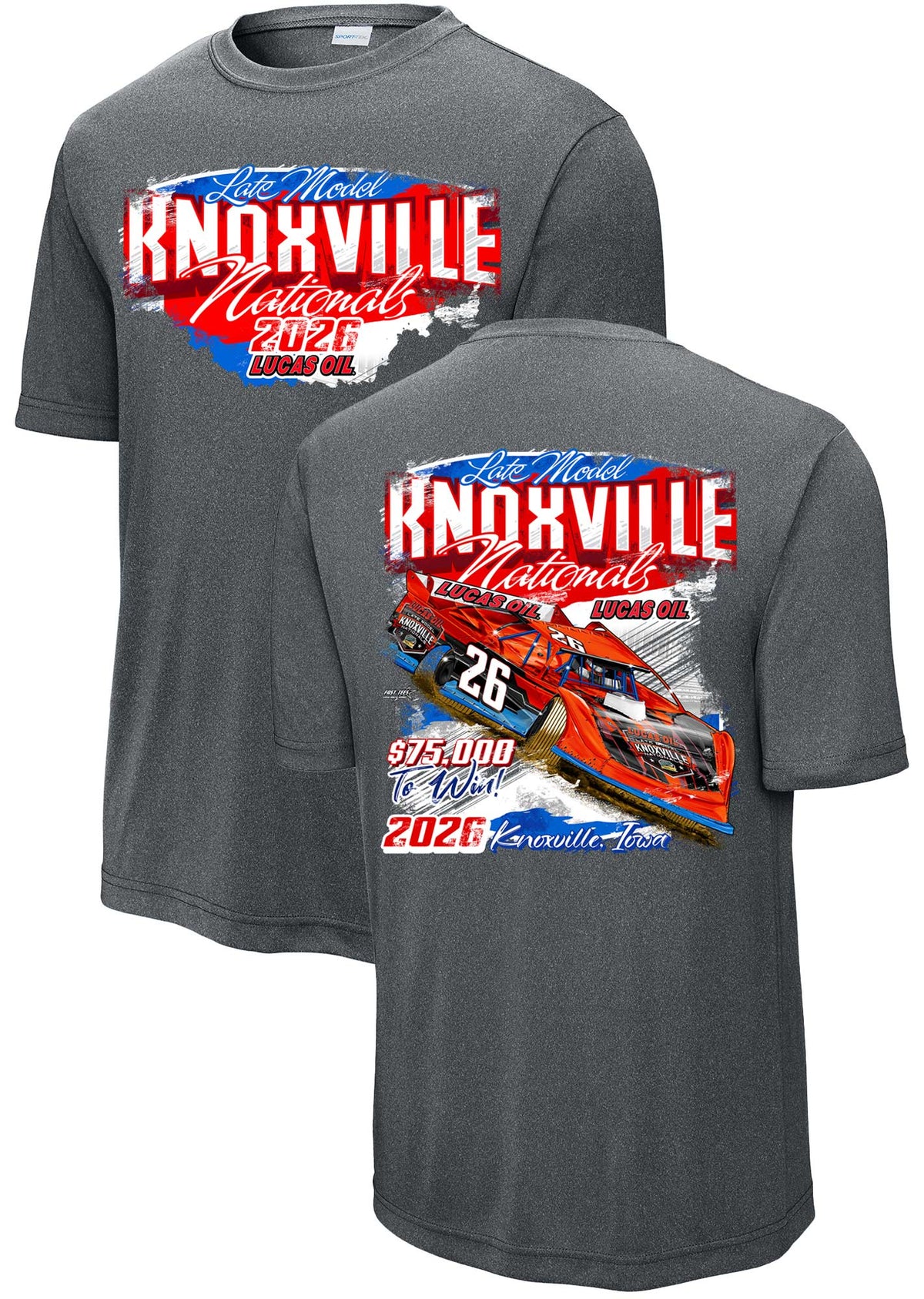 2026 Lucas Oil Late Model Knoxville Nationals Moisture Wicking T-Shirt