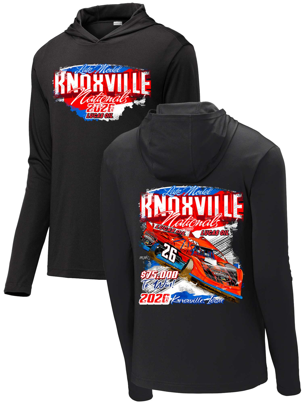 2026 Lucas Oil Late Model Knoxville Nationals Hooded Pullover
