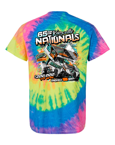 65th Youth Multi-Color Tie-Dyed T-Shirt - 1000Y