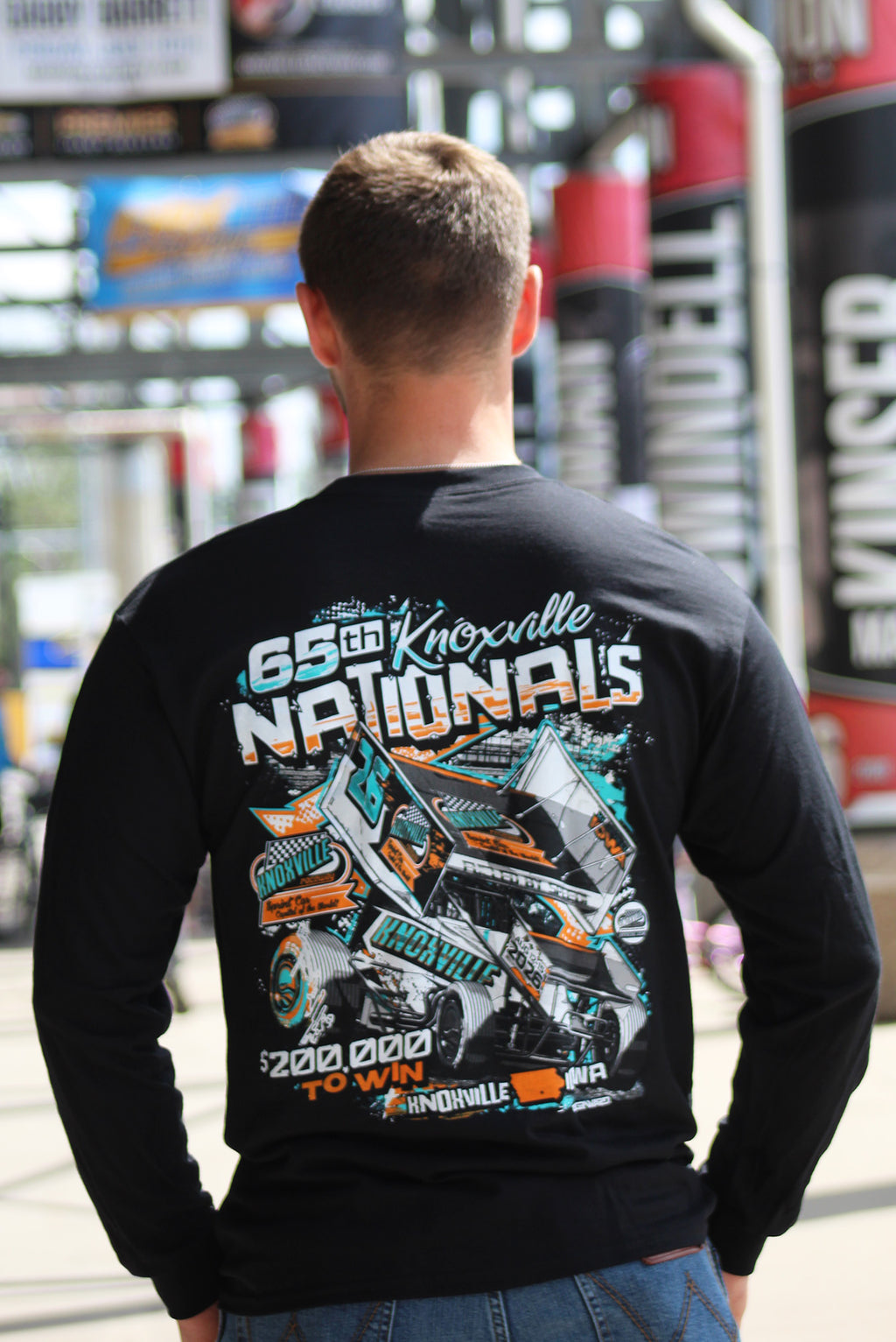 65th Unisex DryBlend® 50/50 Long Sleeve T-Shirt - 8400