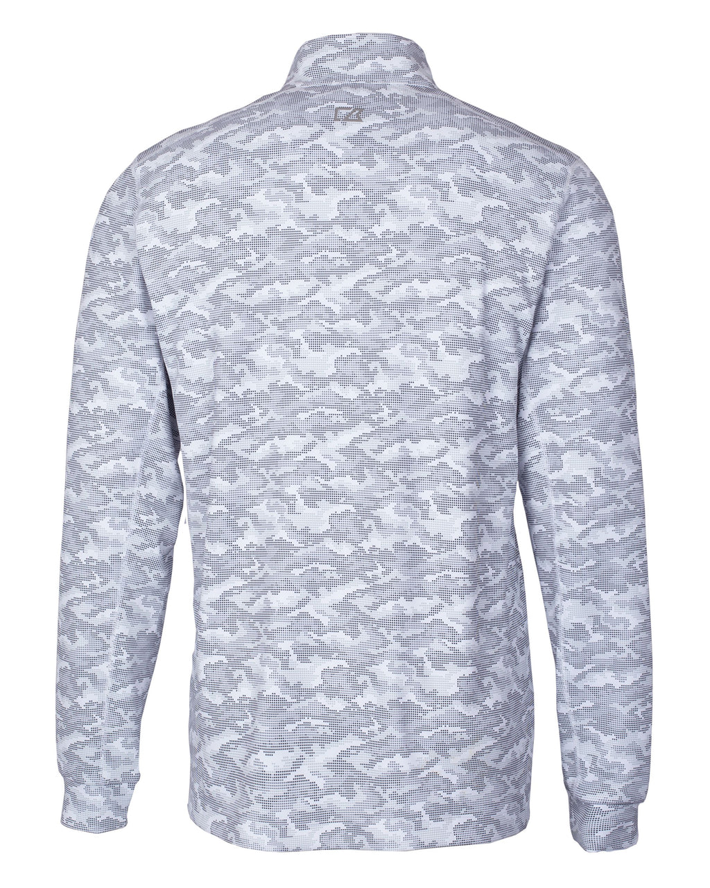 Cutter & Buck Traverse Stretch Eco Camo Print Quarter Zip Mens Pullover