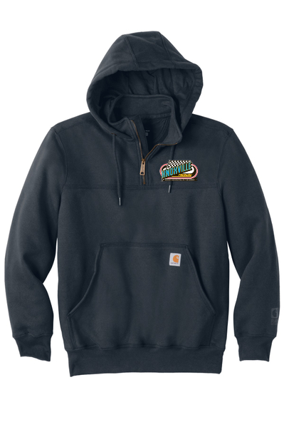 Carhartt Rain Defender Paxton Heavyweight Hooded Zip Mock Sweatshirt CT100617