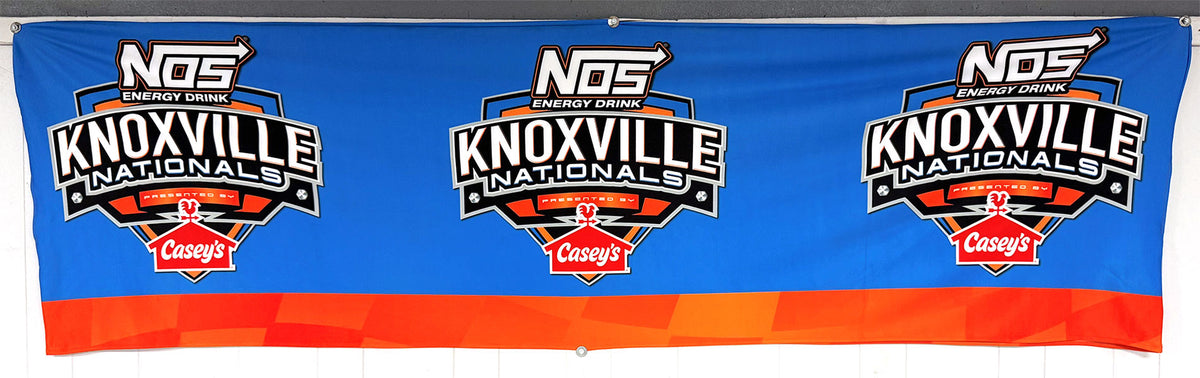 Knoxville Nationals Bike Rack Barrier Cover