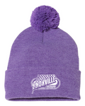 12" Pom-Pom Cuffed Beanie